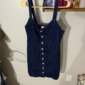 Altar'd State Navy Button-Front Top